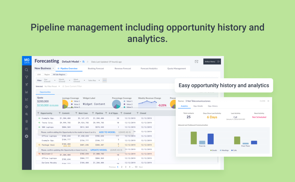 screenshot of MoData Suite